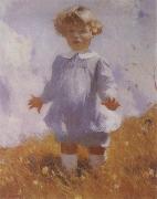 Frank Benson Boy in Blue oil painting reproduction